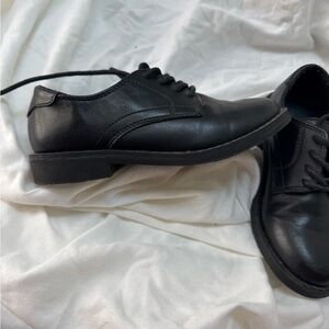 Classic Boys Black Dress Shoes